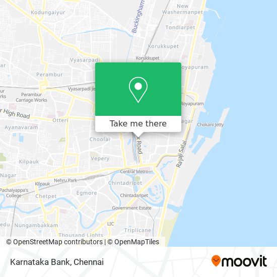 Karnataka Bank map