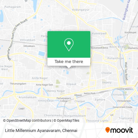 Little Millennium Ayanavaram map