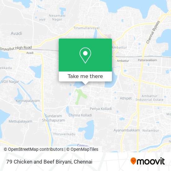 79 Chicken and Beef Biryani map