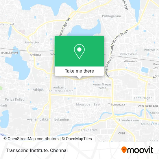 Transcend Institute map