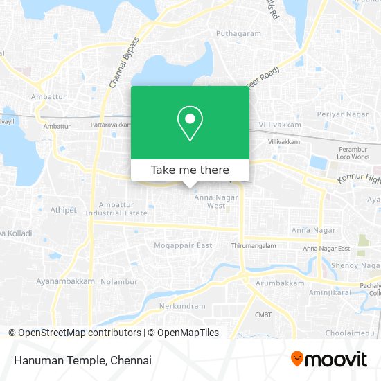 Hanuman Temple map