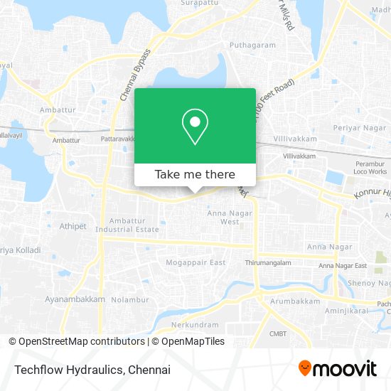 Techflow Hydraulics map