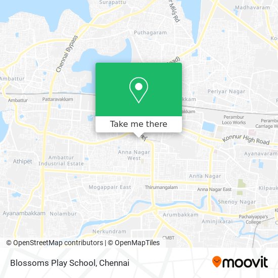 Blossoms Play School map