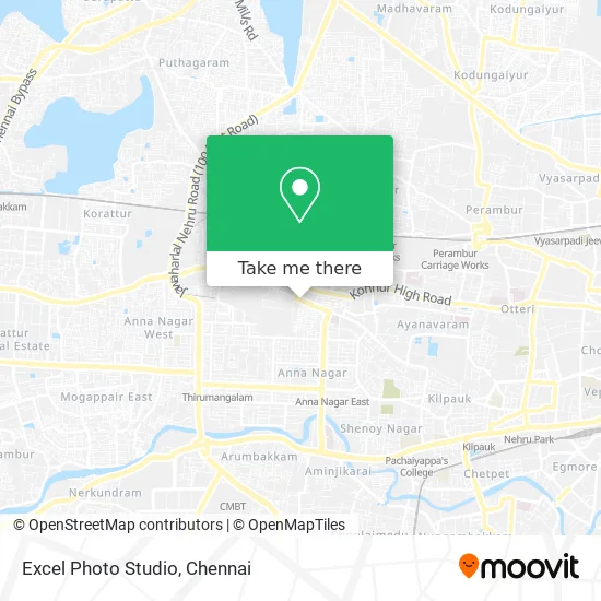 Excel Photo Studio map