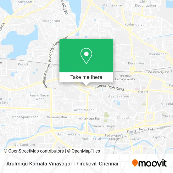 Arulmigu Kamala Vinayagar Thirukovil map