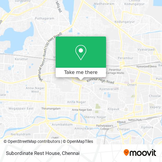 Subordinate Rest House map