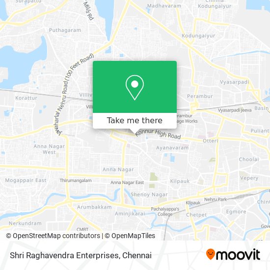 Shri Raghavendra Enterprises map