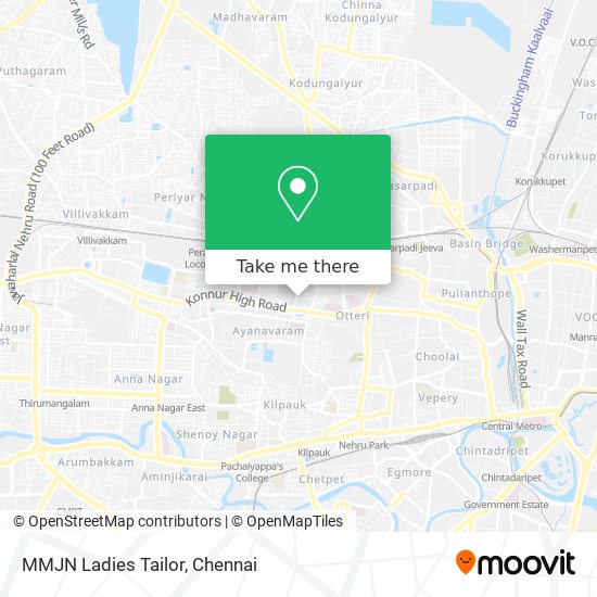 MMJN Ladies Tailor map