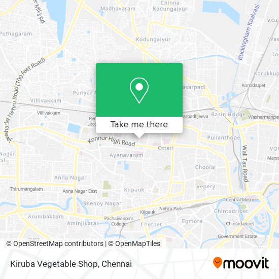 Kiruba Vegetable Shop map