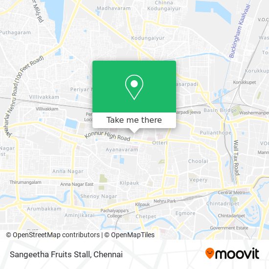 Sangeetha Fruits Stall map