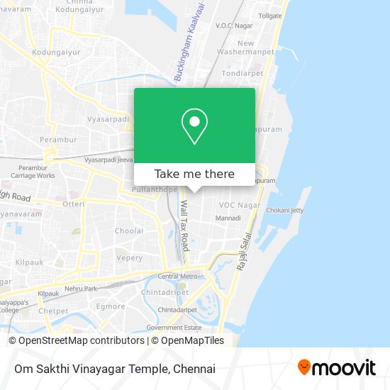 Om Sakthi Vinayagar Temple map