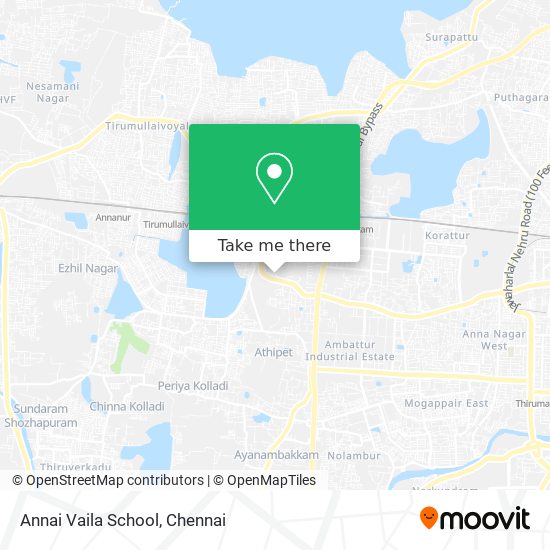 Annai Vaila School map