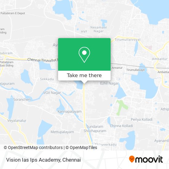 Vision Ias Ips Academy map