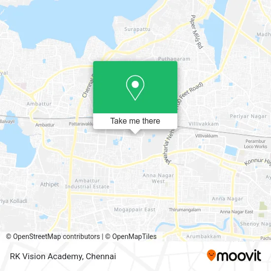 RK Vision Academy map