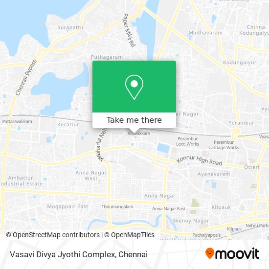 Vasavi Divya Jyothi Complex map