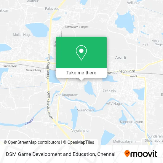 DSM Game Development and Education map