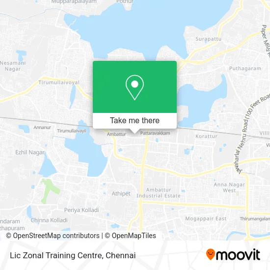 Lic Zonal Training Centre map