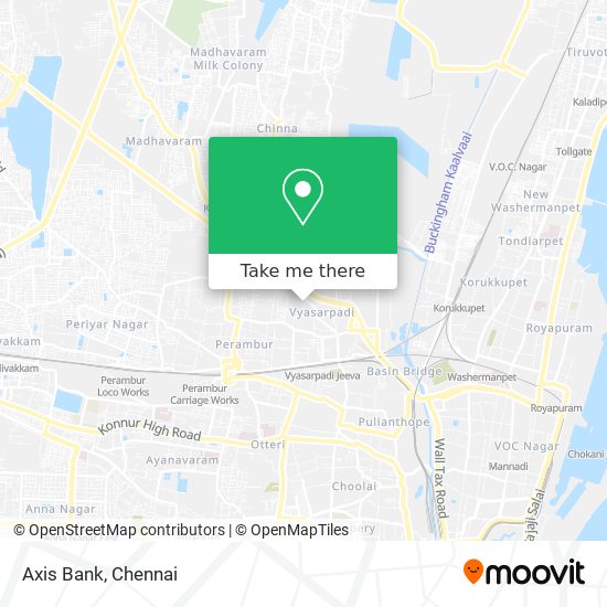 Axis Bank map