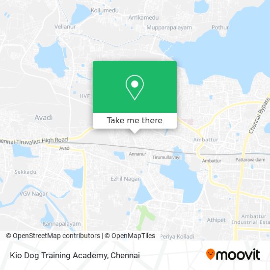 Kio Dog Training Academy map