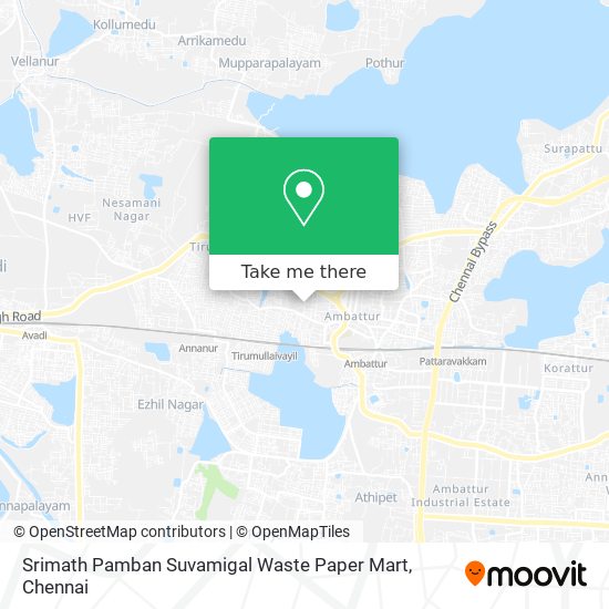 Srimath Pamban Suvamigal Waste Paper Mart map
