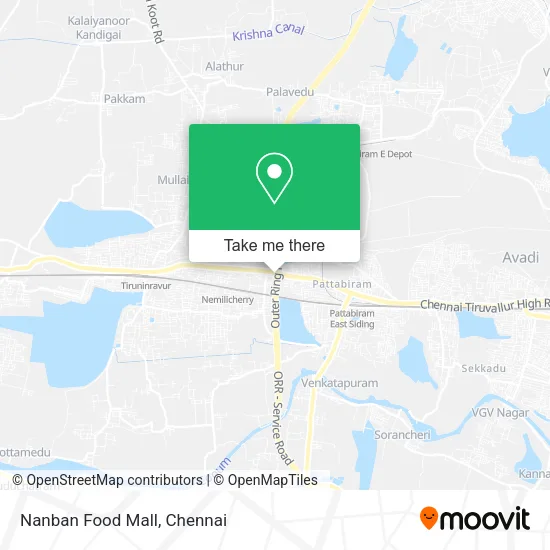 Nanban Food Mall map
