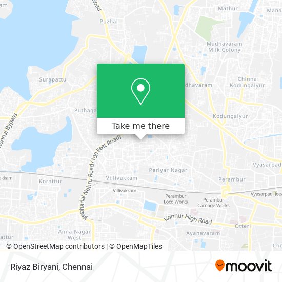 Riyaz Biryani map