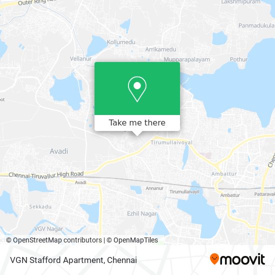 VGN Stafford Apartment map