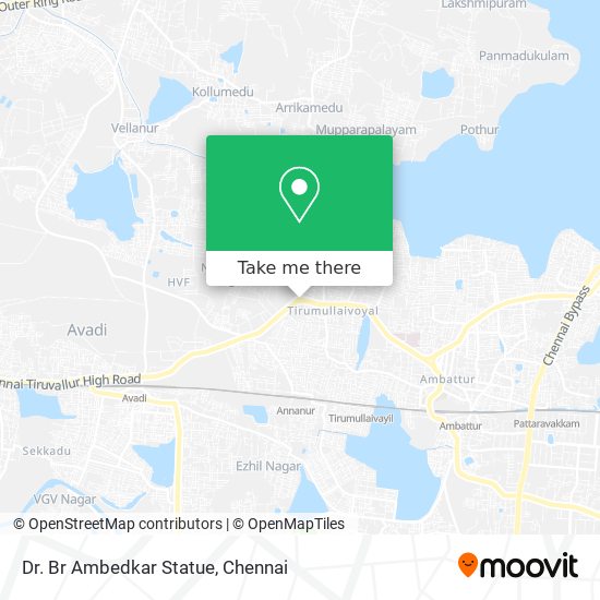 Dr. Br Ambedkar Statue map