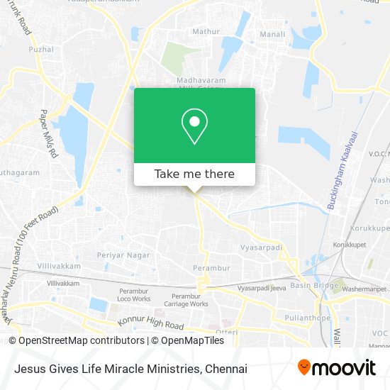 Jesus Gives Life Miracle Ministries map