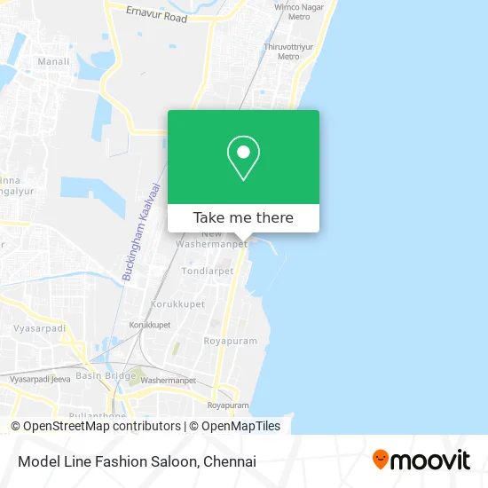 Model Line Fashion Saloon map