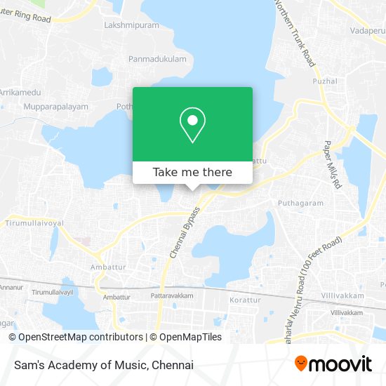 Sam's Academy of Music map