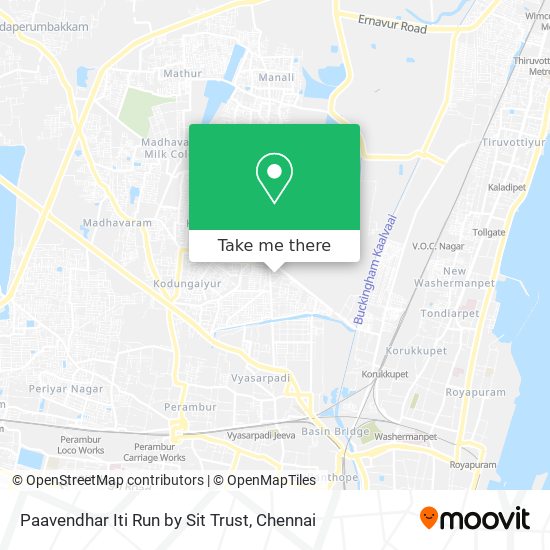 Paavendhar Iti Run by Sit Trust map