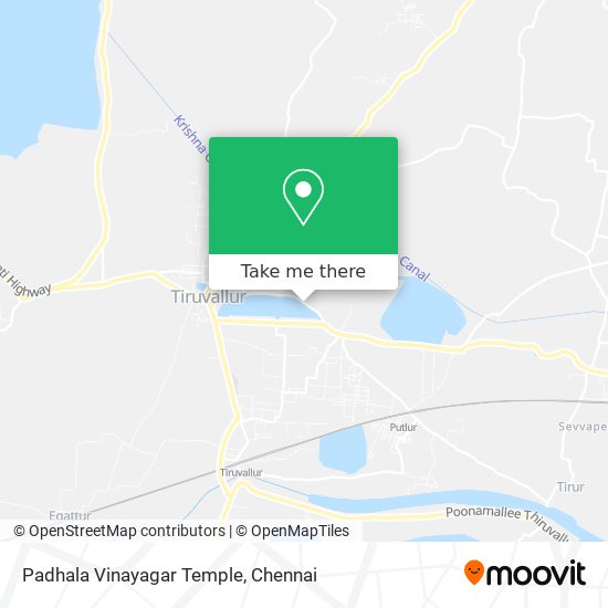 Padhala Vinayagar Temple map