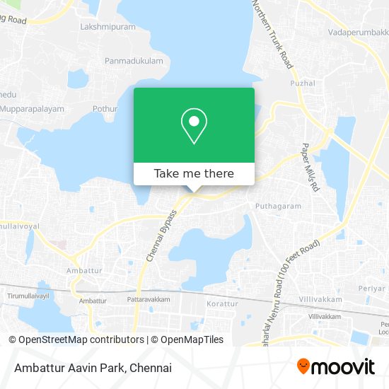 Ambattur Aavin Park map