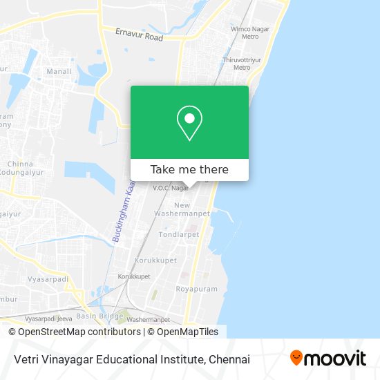 Vetri Vinayagar Educational Institute map