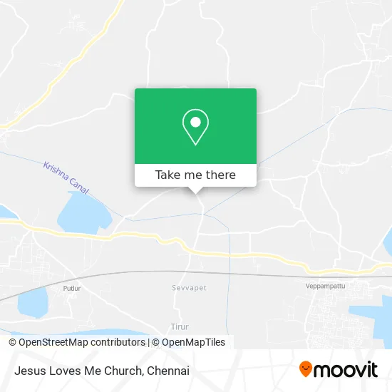 Jesus Loves Me Church map