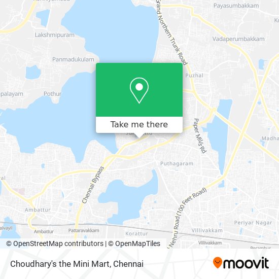 Choudhary's the Mini Mart map