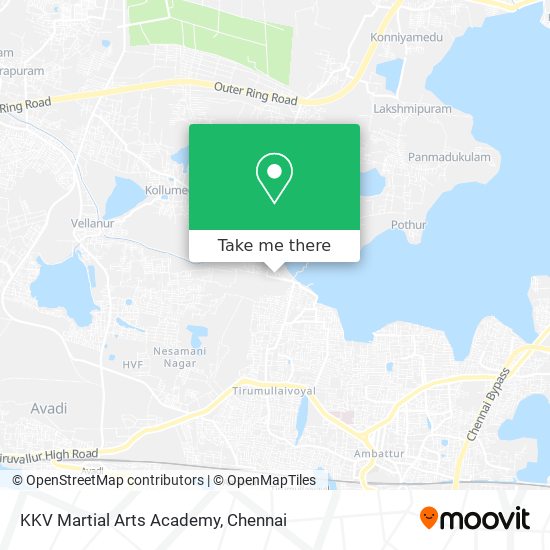 KKV Martial Arts Academy map