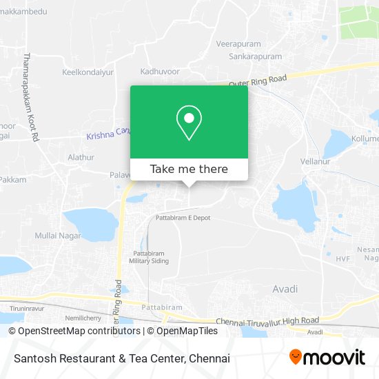 Santosh Restaurant & Tea Center map
