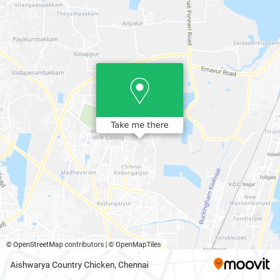 Aishwarya Country Chicken map