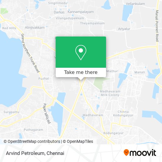 Arvind Petroleum map