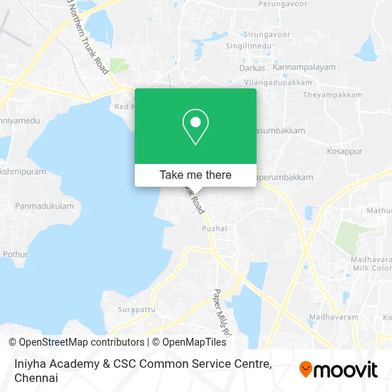 Iniyha Academy & CSC Common Service Centre map