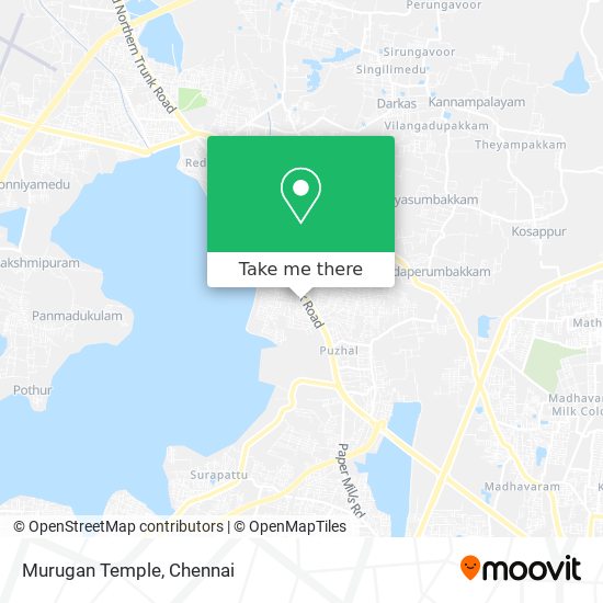 Murugan Temple map