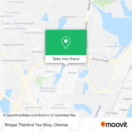Bhagai Thendral Tea Shop map