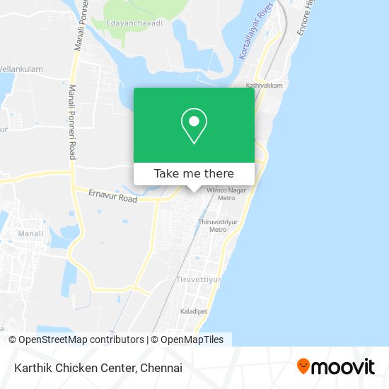 Karthik Chicken Center map