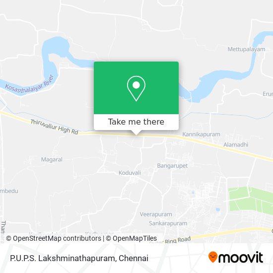 P.U.P.S. Lakshminathapuram map