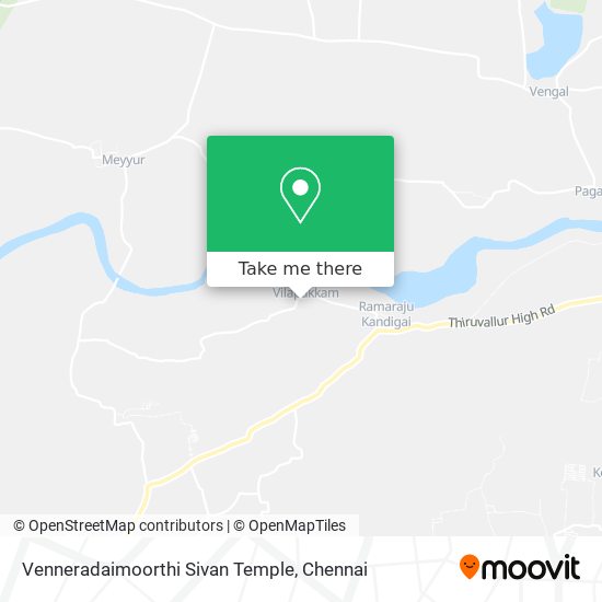 Venneradaimoorthi Sivan Temple map