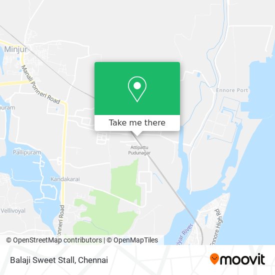 Balaji Sweet Stall map