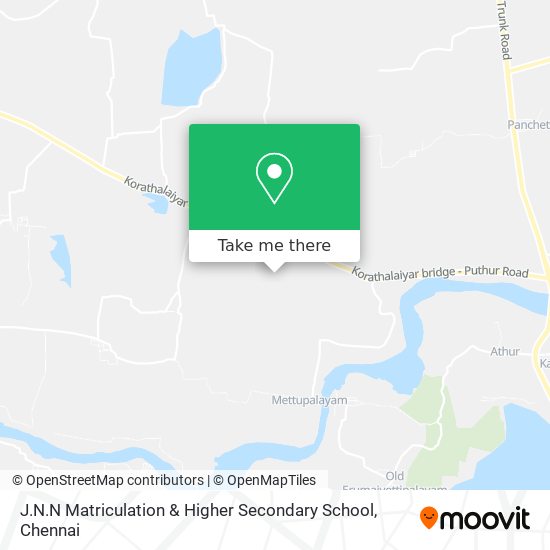 J.N.N Matriculation & Higher Secondary School map