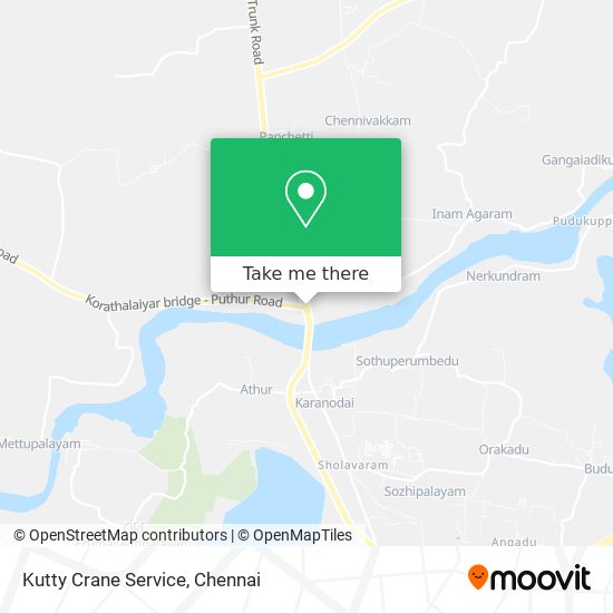 Kutty Crane Service map